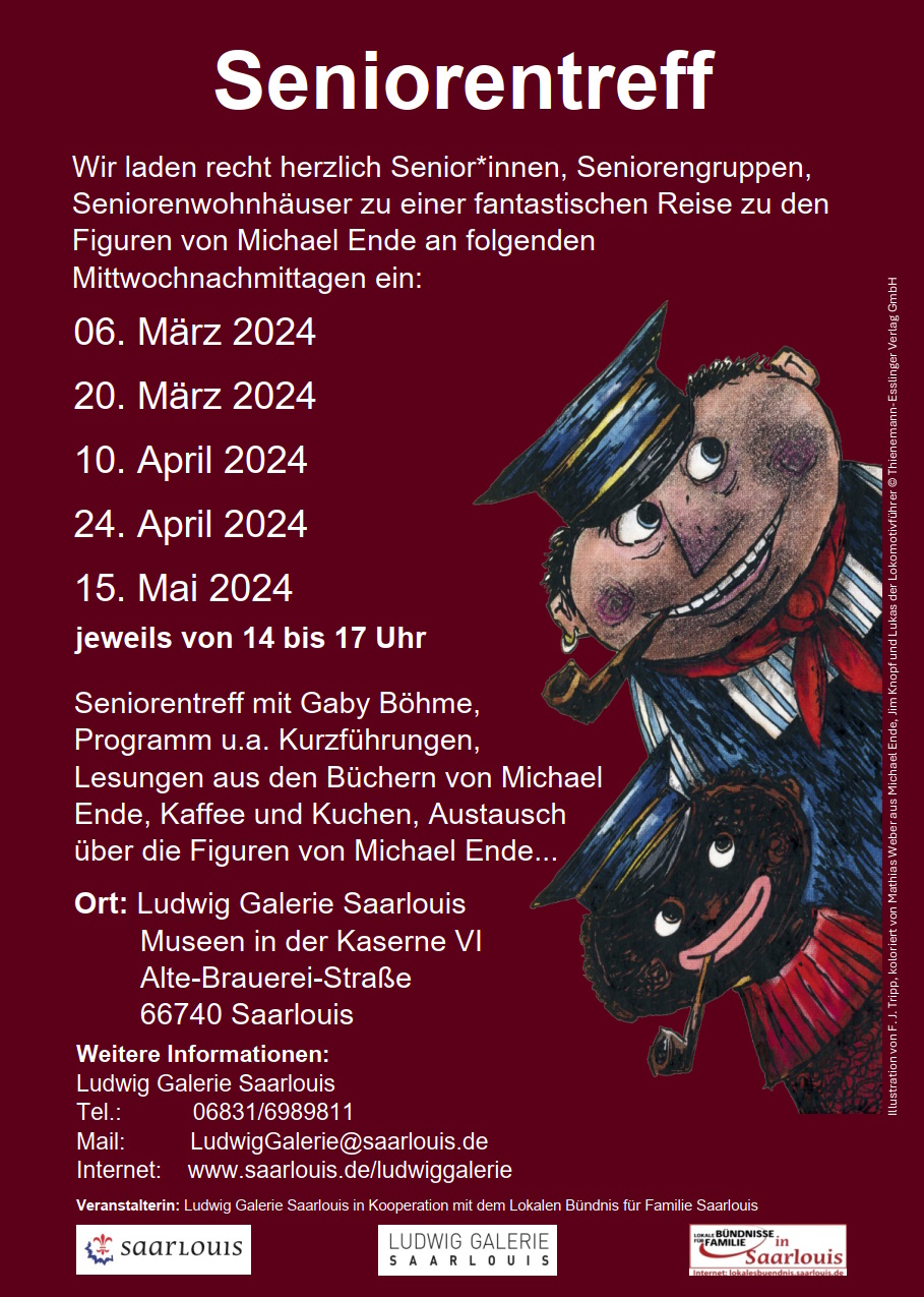 Seniorentreff zur Ausstellung „Michael Ende " 24.04.2024