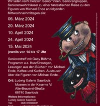 Seniorentreff zur Ausstellung „Michael Ende " 24.04.2024