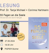 Lesung mit Prof. Dr. Tanja Michael + Corinna Hartmann 27.06.2024